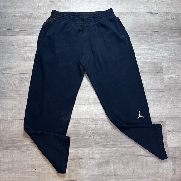 Jordan Nike Air Four Season Men's Size 2XL Sweatpants Black Pants 657501-010 Gym - Picture 1 of 10